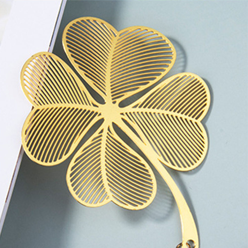Thumbnail: Retro Leaf Metal Bookmarks