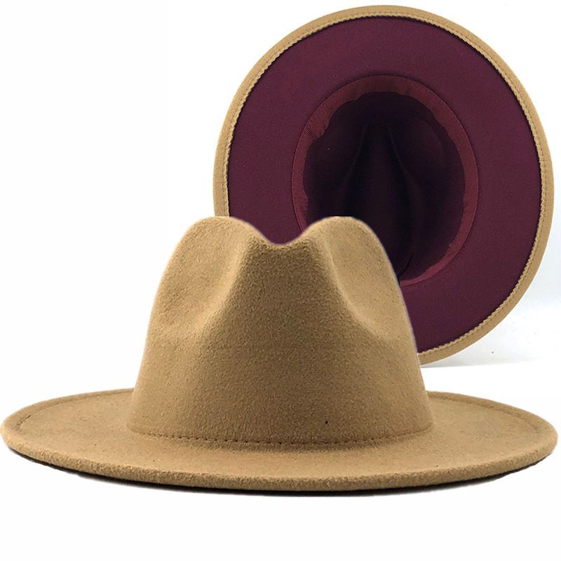 Thumbnail: New Original 2021 Unisex Red Bottom Fedora Hats