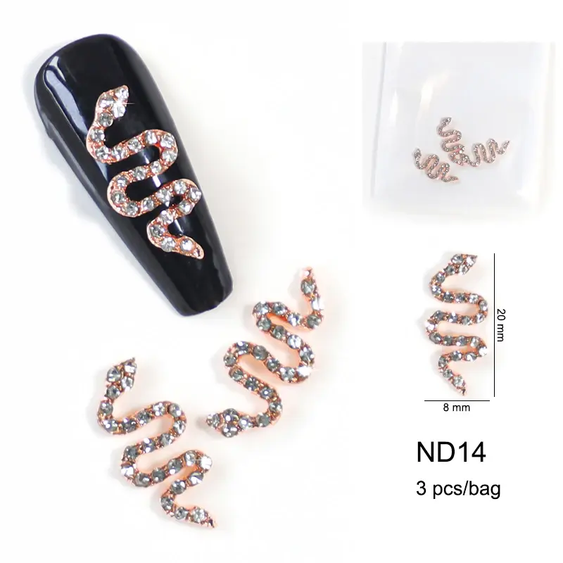 Thumbnail: Zodiac Signs Nail Art Decor Charms 3D