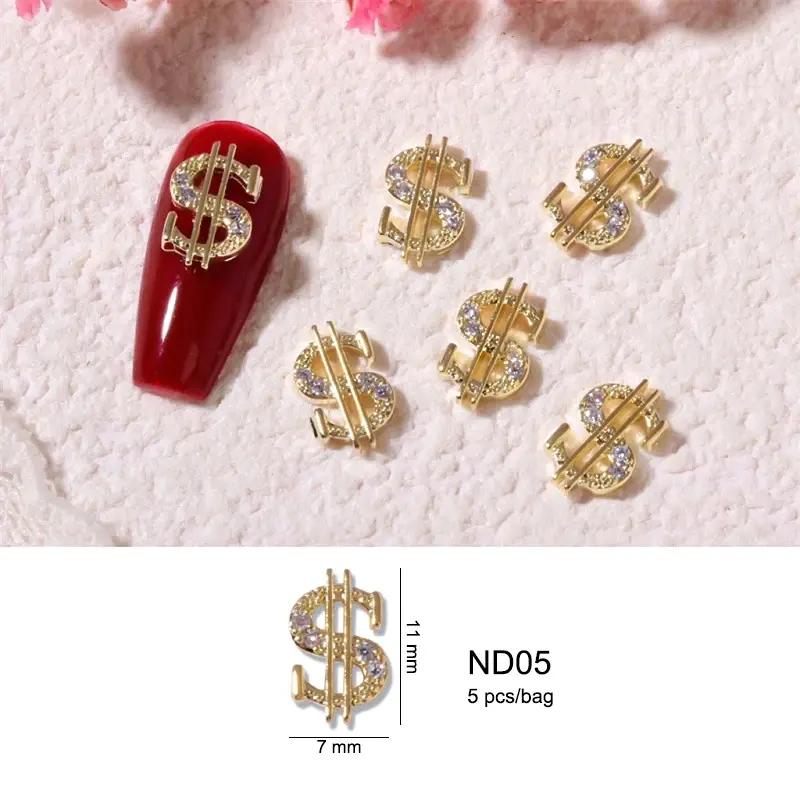 Thumbnail: Zodiac Signs Nail Art Decor Charms 3D