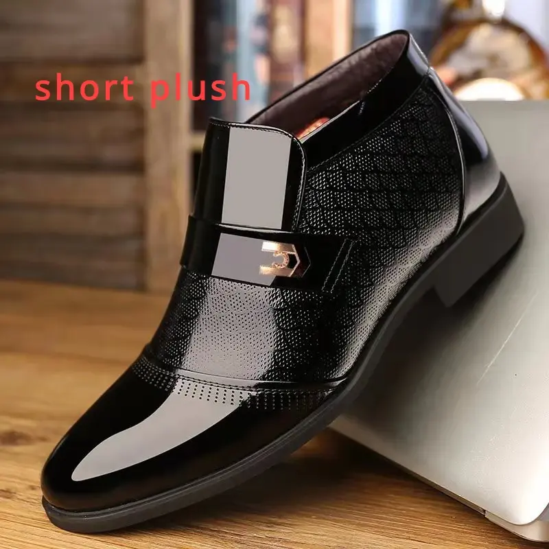 Thumbnail: Size 38-44 Black Brown Business Shoes