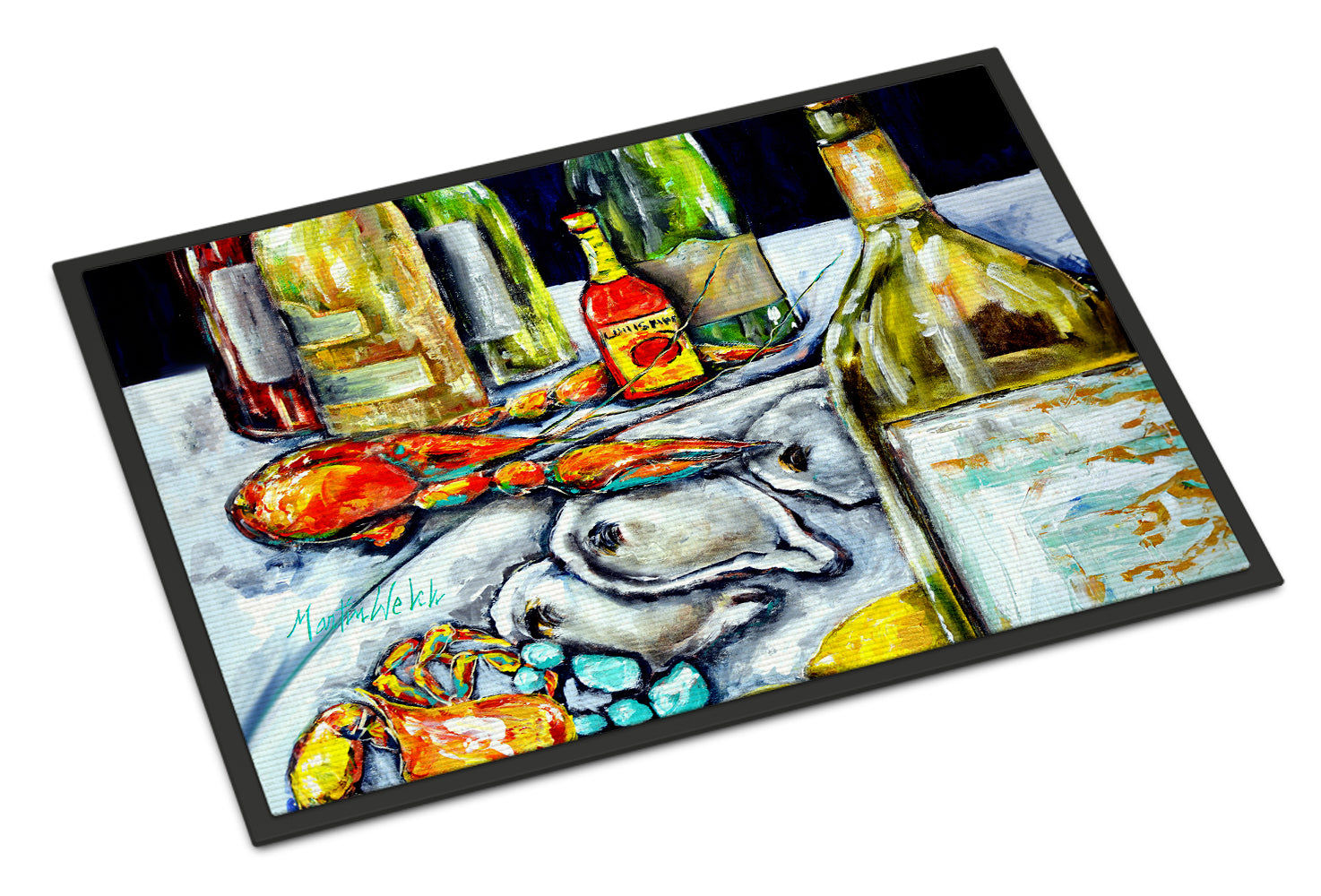 Sit a Spell Seafood Dinner Doormat