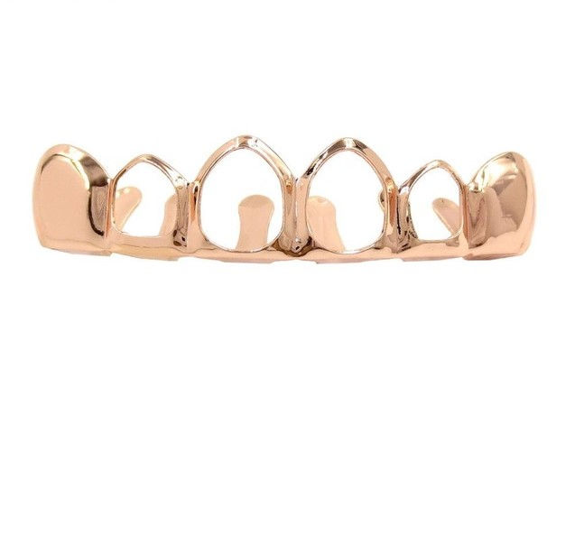 Thumbnail: Gold PlatedOpen Face Grillz Set