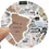 Thumbnail: 10/30/52pcs Vintage Newspaper PVC Stickers