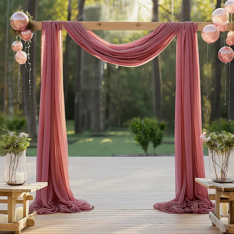Thumbnail: Wedding Arch Flower Swag Arrangement
