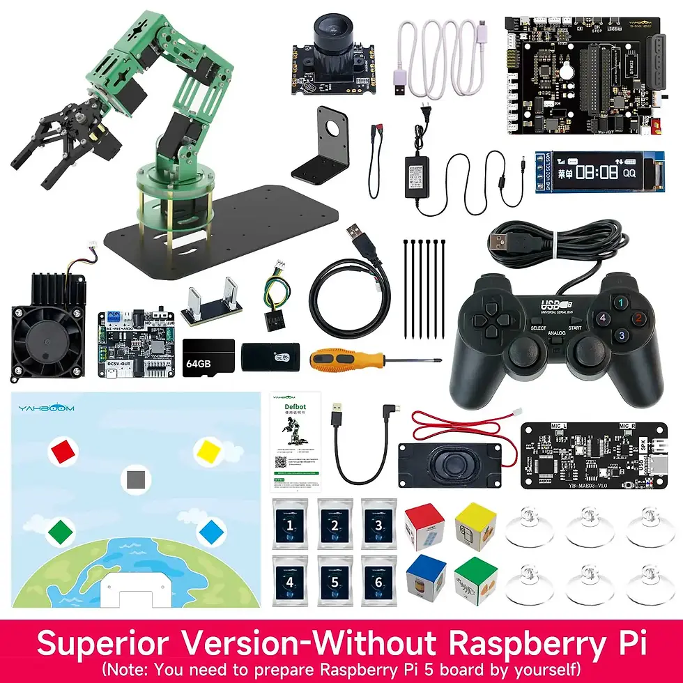 Thumbnail: Yahboom DOFBOT AI Large Model Vision Robotic Arm Kit