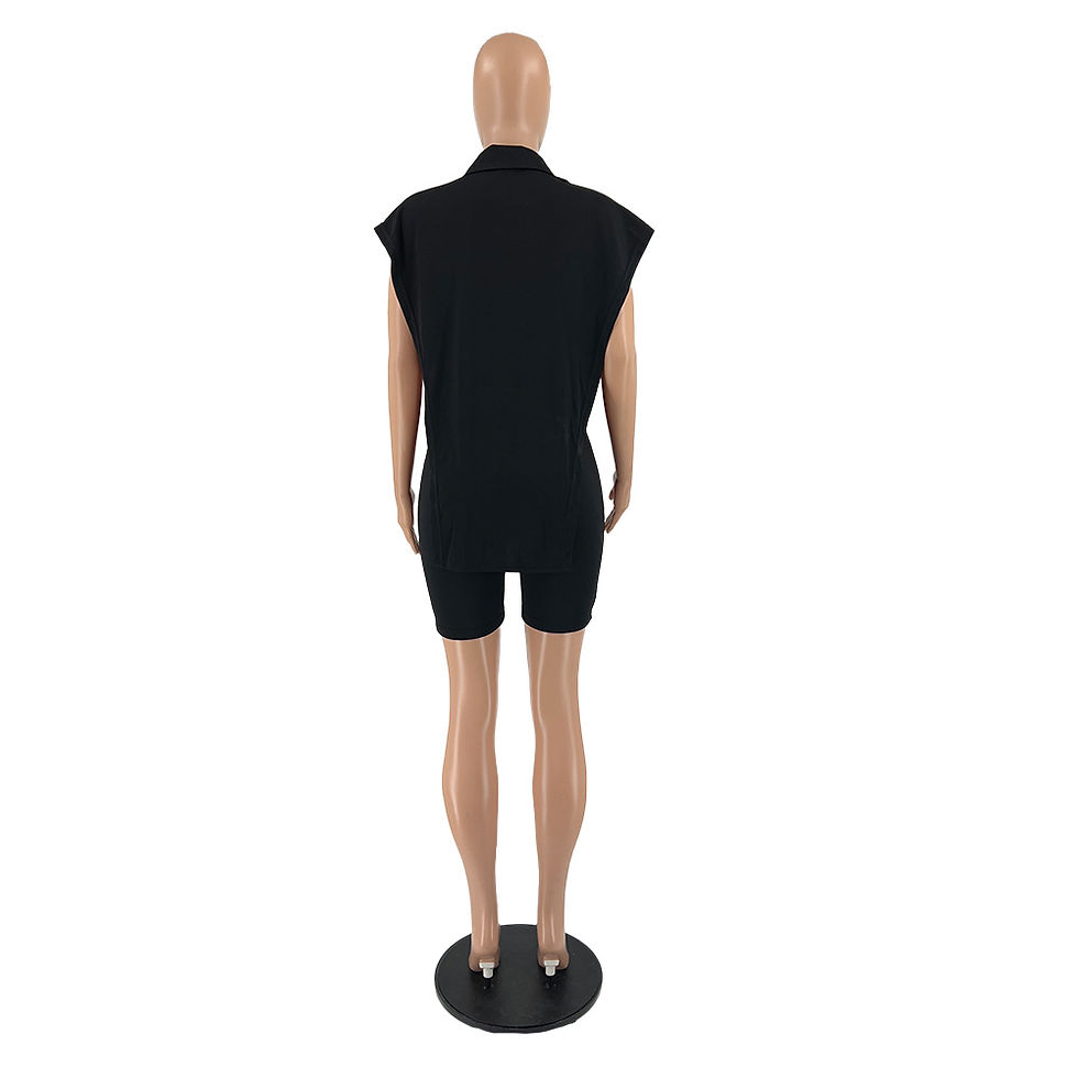 Thumbnail: Spandex Short Sleeve Summer 2 Piece Shorts Set (in 5 colors)