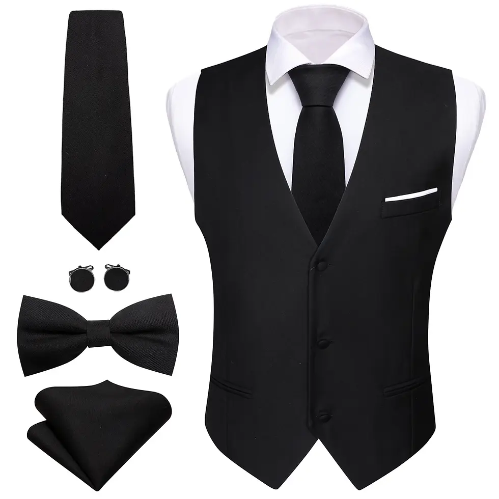 Thumbnail: Designer Men's Dark Green Solid Set