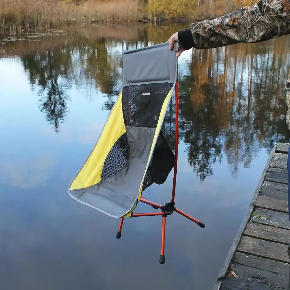 Thumbnail: Folding Portable Moon Chair With Pillow