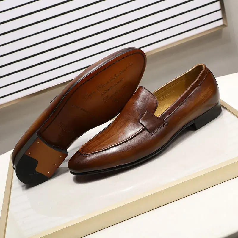 Thumbnail: Genuine Leather Mens Loafers