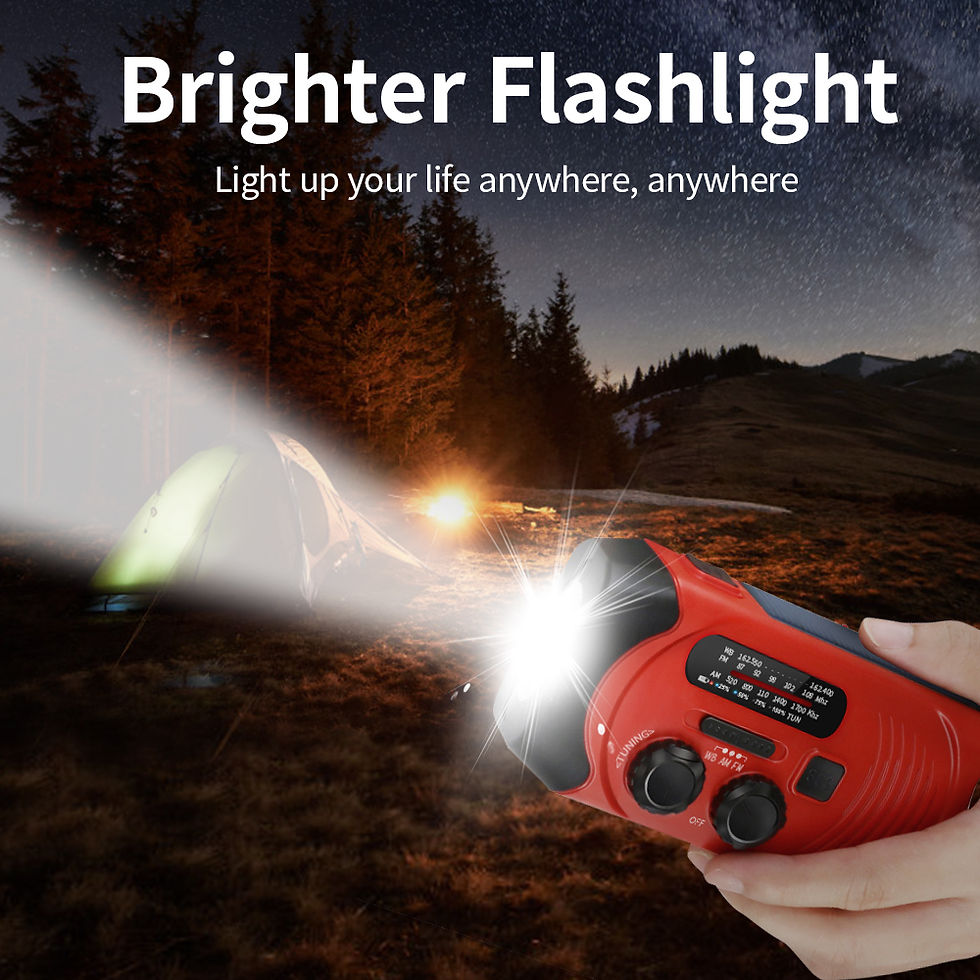 Thumbnail: Solar Hand Crank Radio Mini Emergency Kit