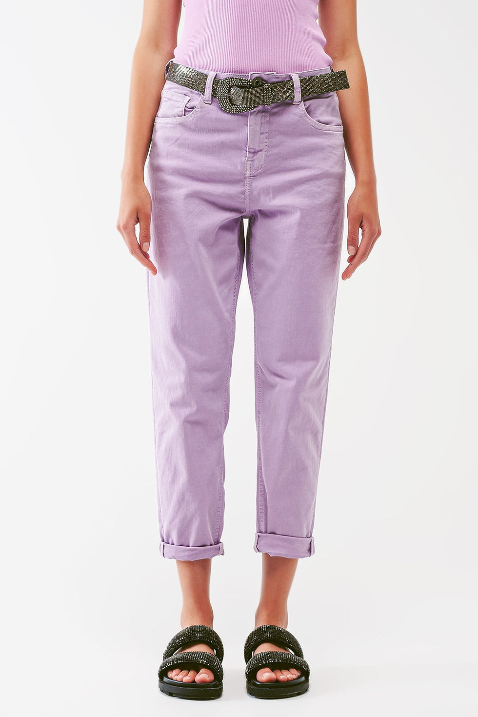 Thumbnail: Relaxed Basic Jeans in Purple