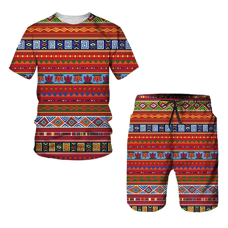 Thumbnail: African Ethnic Style 3D Print Beach Board 2 pc.Set