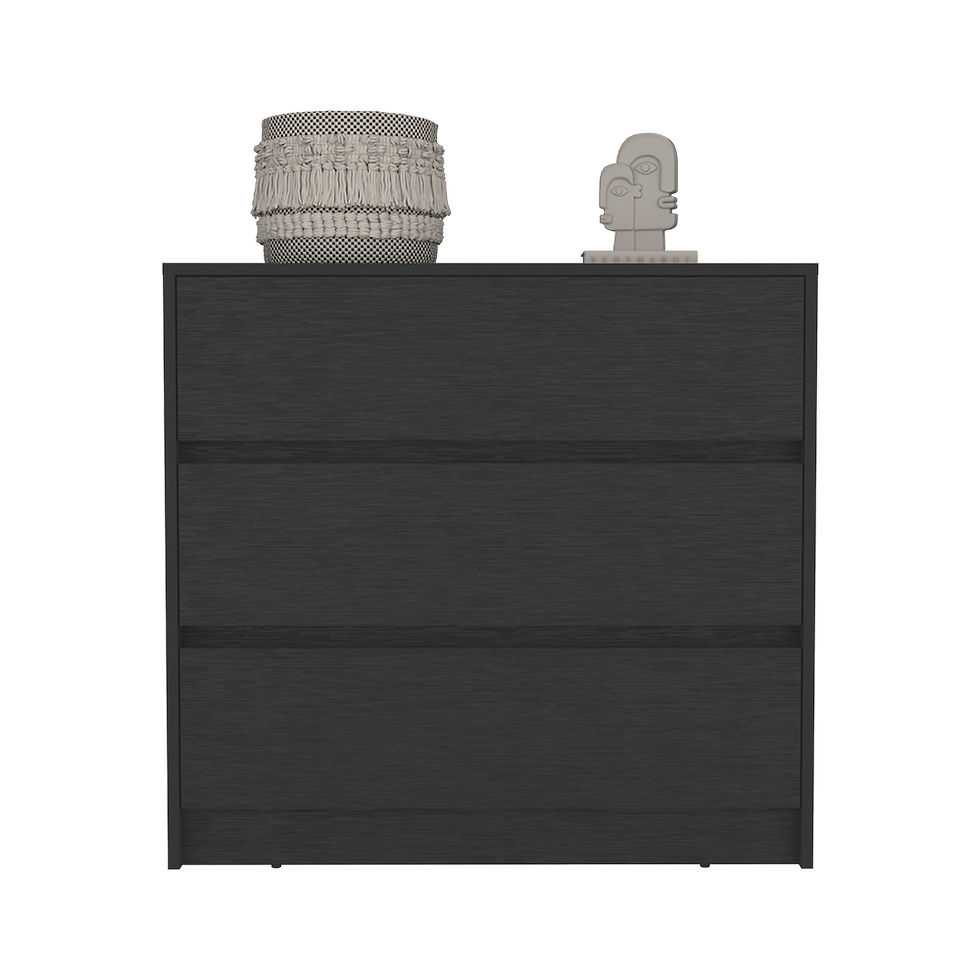 Thumbnail: Dresser Maldus, Three drawers -Black