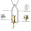 Thumbnail: Cute Gazing Cat Design Pendant Without Necklace for Women