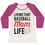 Thumbnail: Living That Baseball Mom Life Women's Tri-Blend Baseball Tee