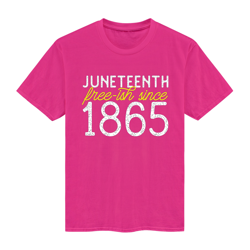 Thumbnail: Young, Black, and Freeish Since 1865 Printed Tees