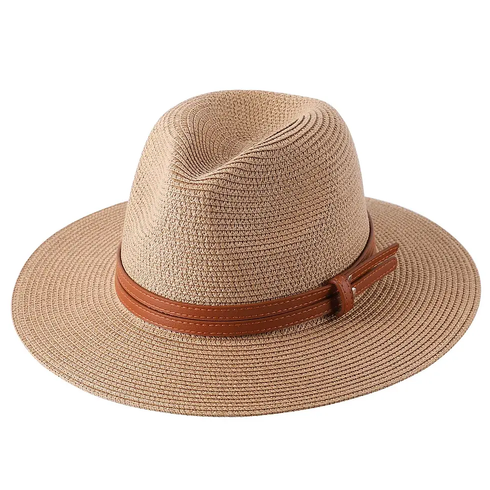 Thumbnail: Natural Panama Soft Shaped Straw Hat