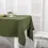 Thumbnail: 100% Pure Linen Solid Color Table Cover