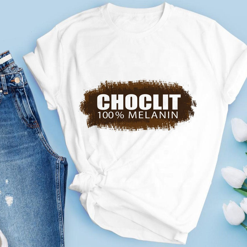 Thumbnail: CHOCLIT 100% cotton plus size t shirt