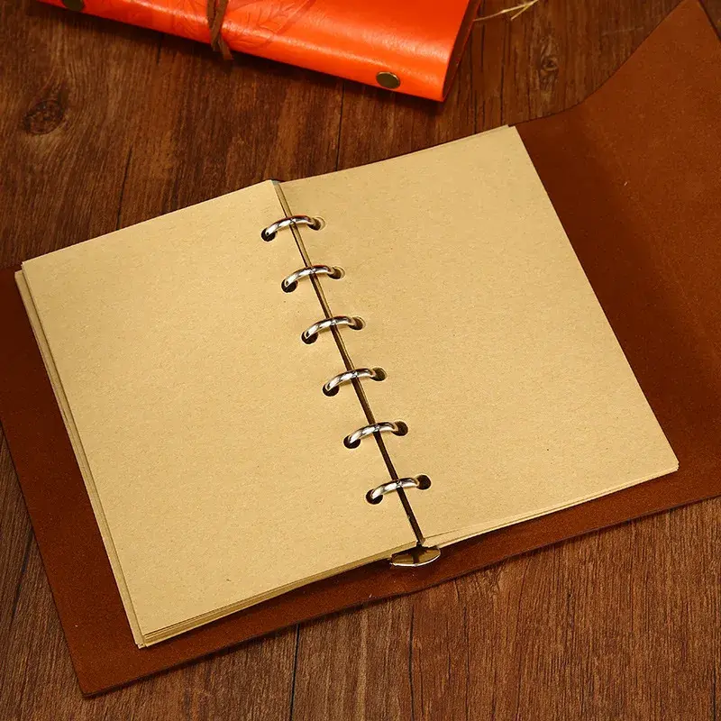 Thumbnail: Notebook Diary Notepad PU Leather Spiral Literature NoteBook