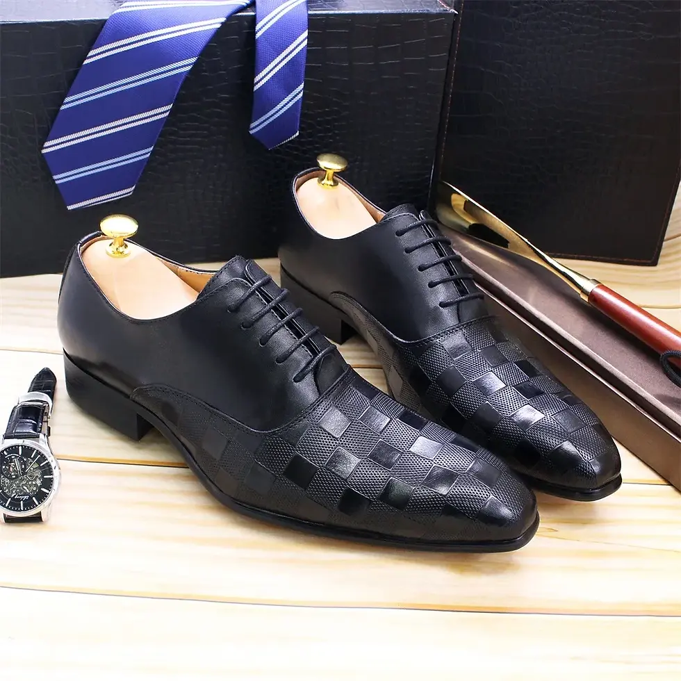 Thumbnail: Luxury Italian Mens Oxford Shoes