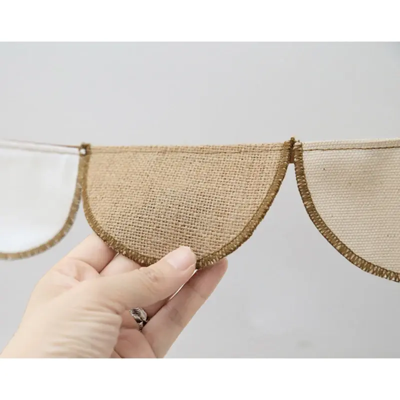 Thumbnail: Cotton Linen Flower Garland Decoration
