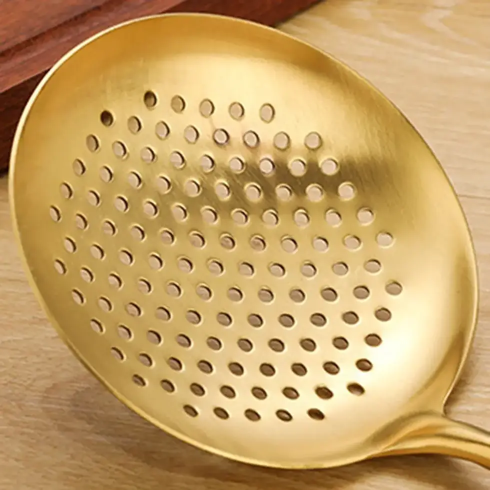 Thumbnail: Gold Stainless Steel Kitchen Utensils