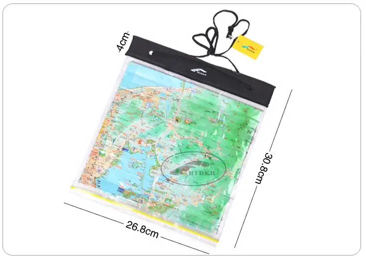 Thumbnail: Outdoor Adventure Clear PVC Waterproof Map Pouch Case