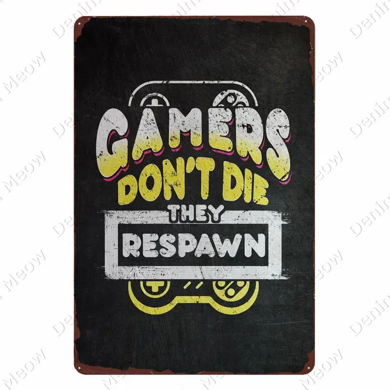 Thumbnail: Vintage Warning Angry Gamer Signs & Posters