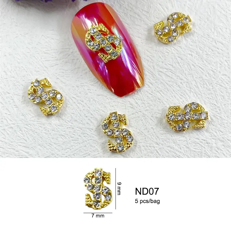 Thumbnail: Zodiac Signs Nail Art Decor Charms 3D