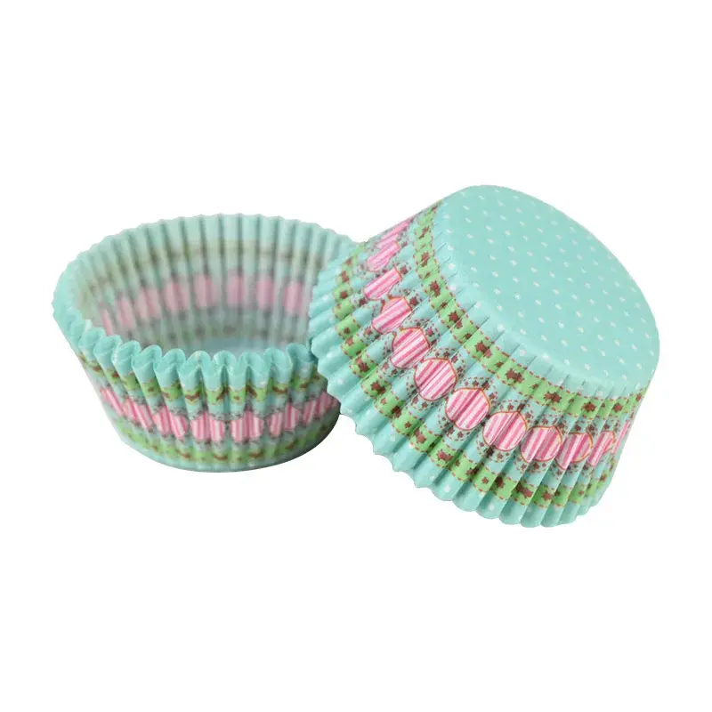 Thumbnail: 100Pcs Muffin Cupcake Paper Cups