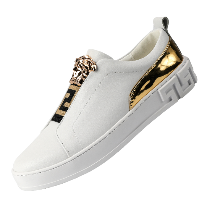 Thumbnail: Genuine Leather Tennis Sneakers