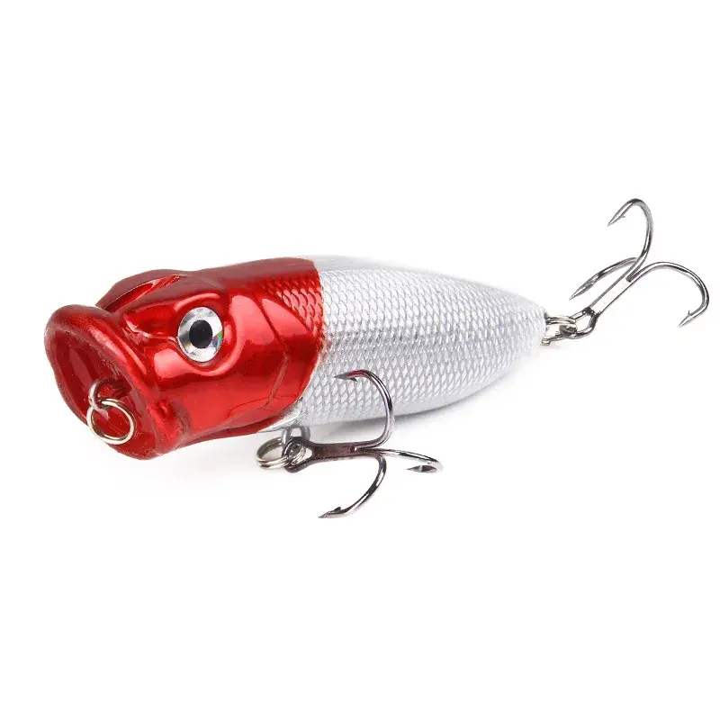 Thumbnail: 6.5cm 10g  Topwater Popper Artificial Wobblers Fishing Lures Popper FIshing Lure