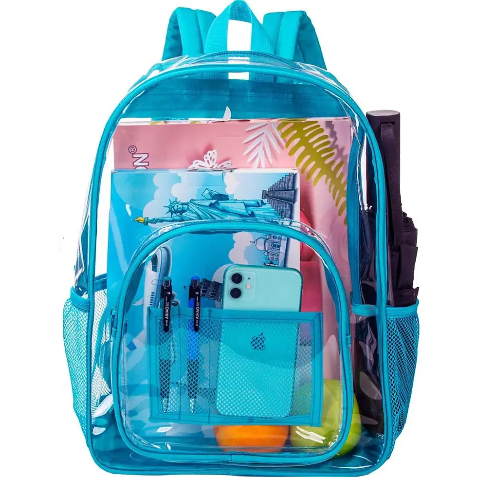 Thumbnail: Heavy Duty Transparent Bookbag