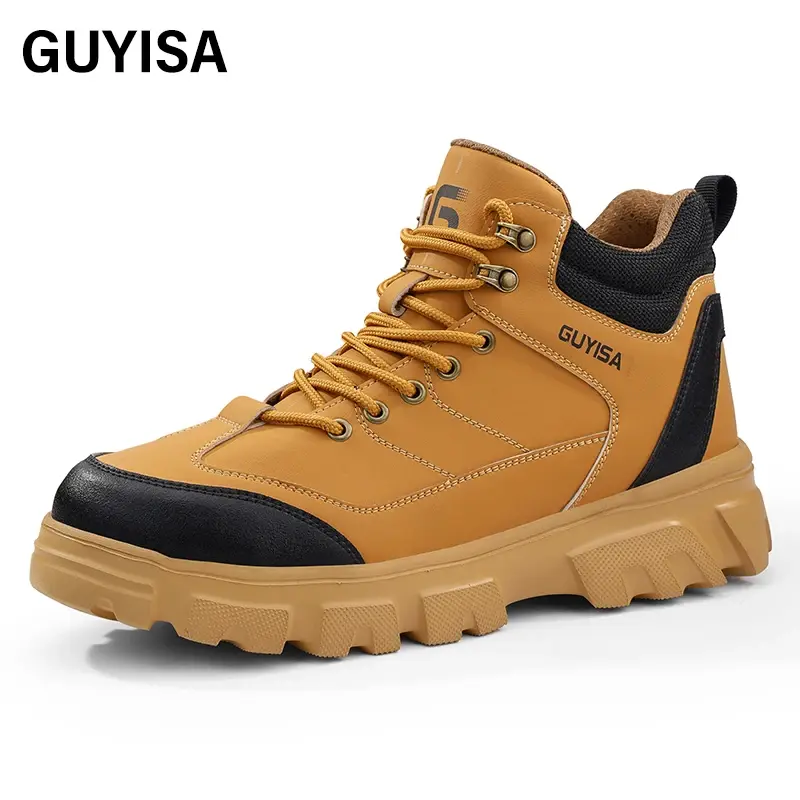 Thumbnail: Safety Anti-Static Waterproof Leather Steel Toe Work Boot