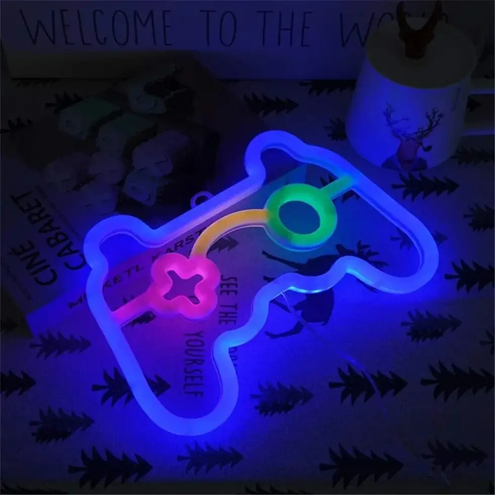Thumbnail: Gamepad Neon Sign for Gamer Room