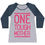Thumbnail: One Tough Mother Women's Tri-Blend Baseball Tee