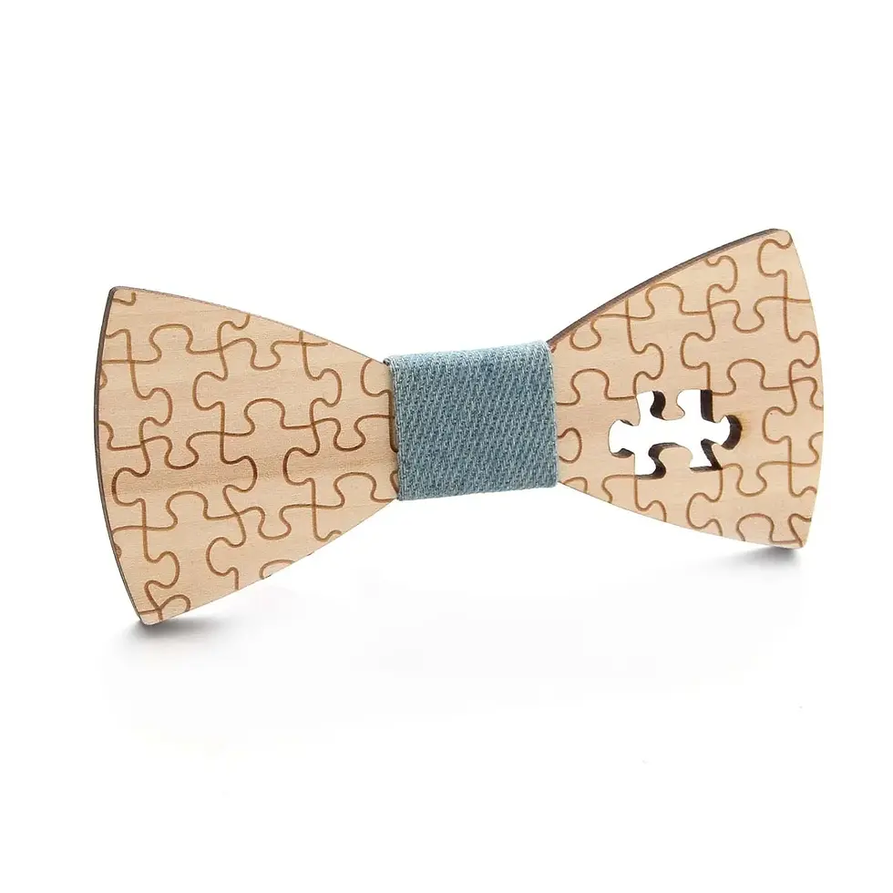 Thumbnail: Gentleman Handmade Wooden Bowtie