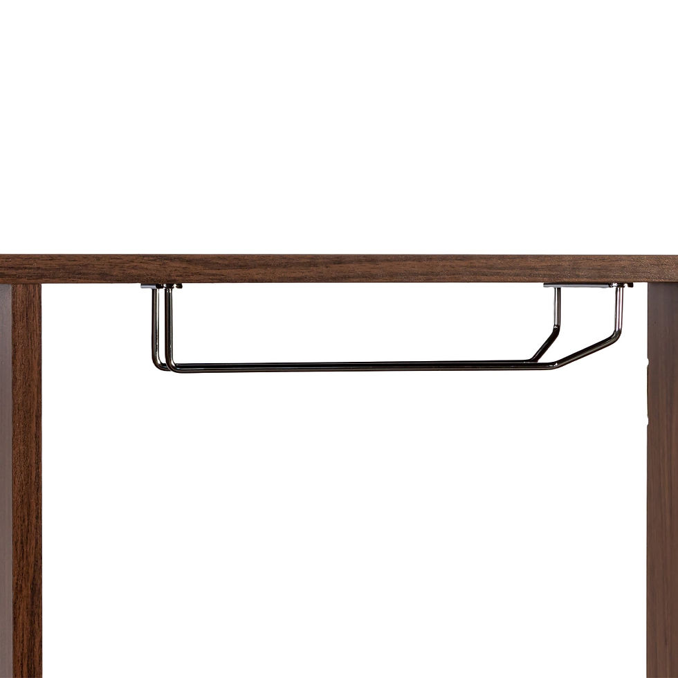 Thumbnail: Wall Mounted 3-Tier Rustic Wooden Wine Rack With Glass Holder Storage for Home