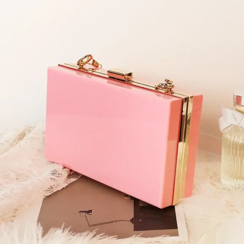 Thumbnail: Acrylic Transparent Luxury Chain Clutch