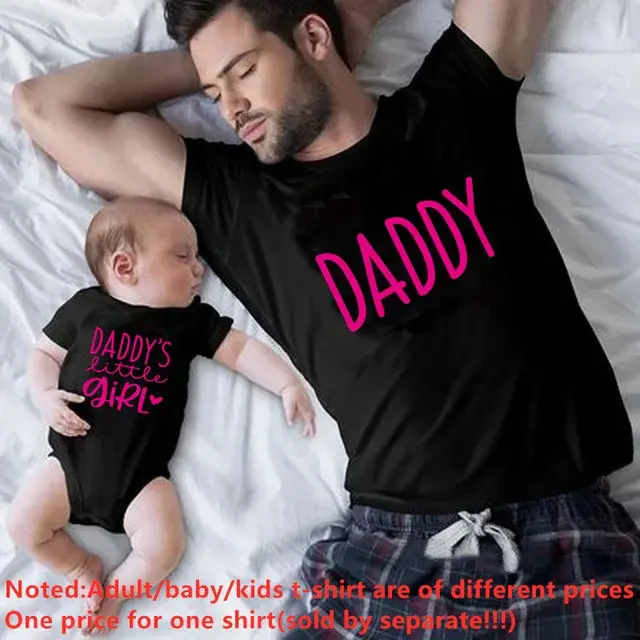 Thumbnail: 1pc Daddy and Me Family Matching Clothes