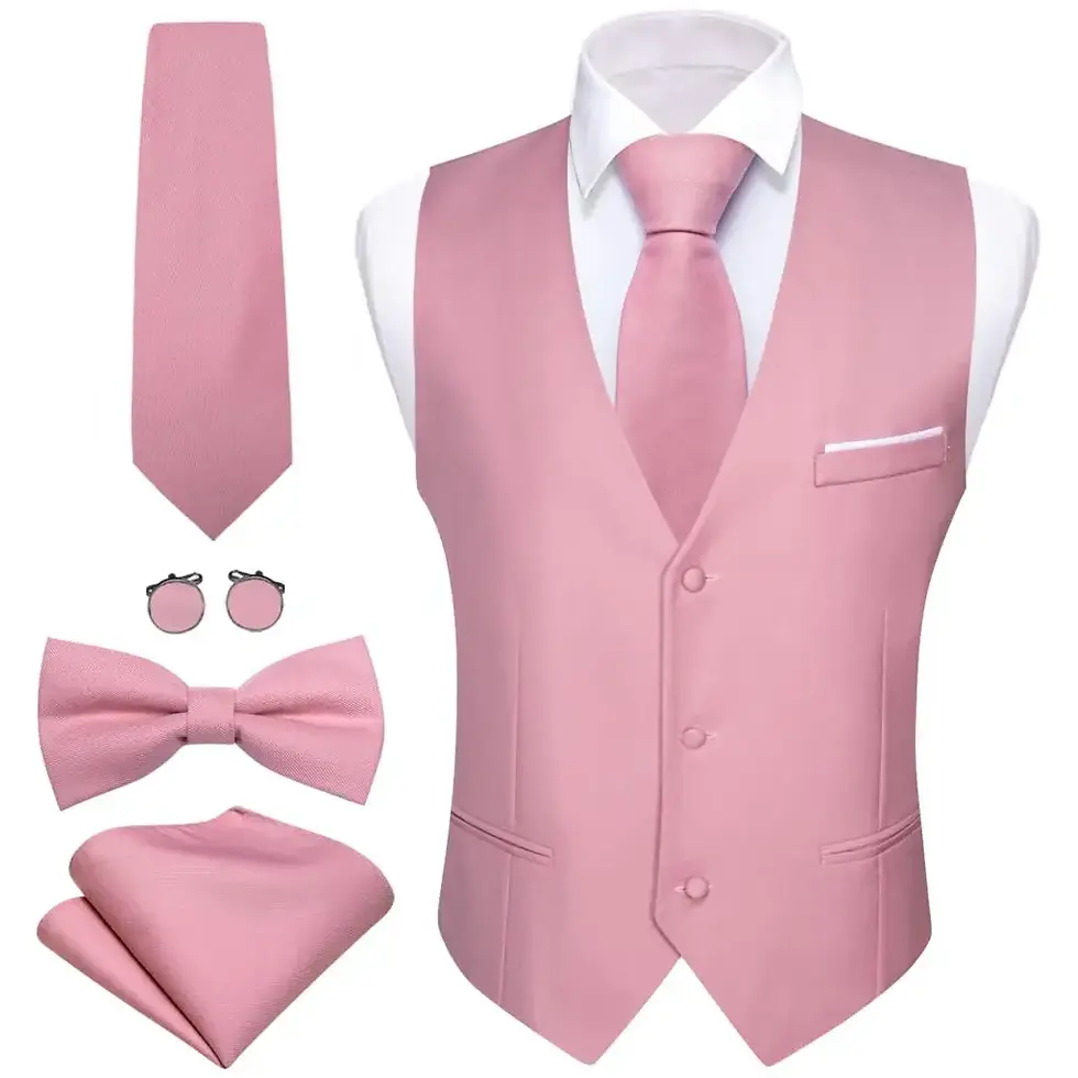 Thumbnail: Designer Men's Dark Green Solid Set