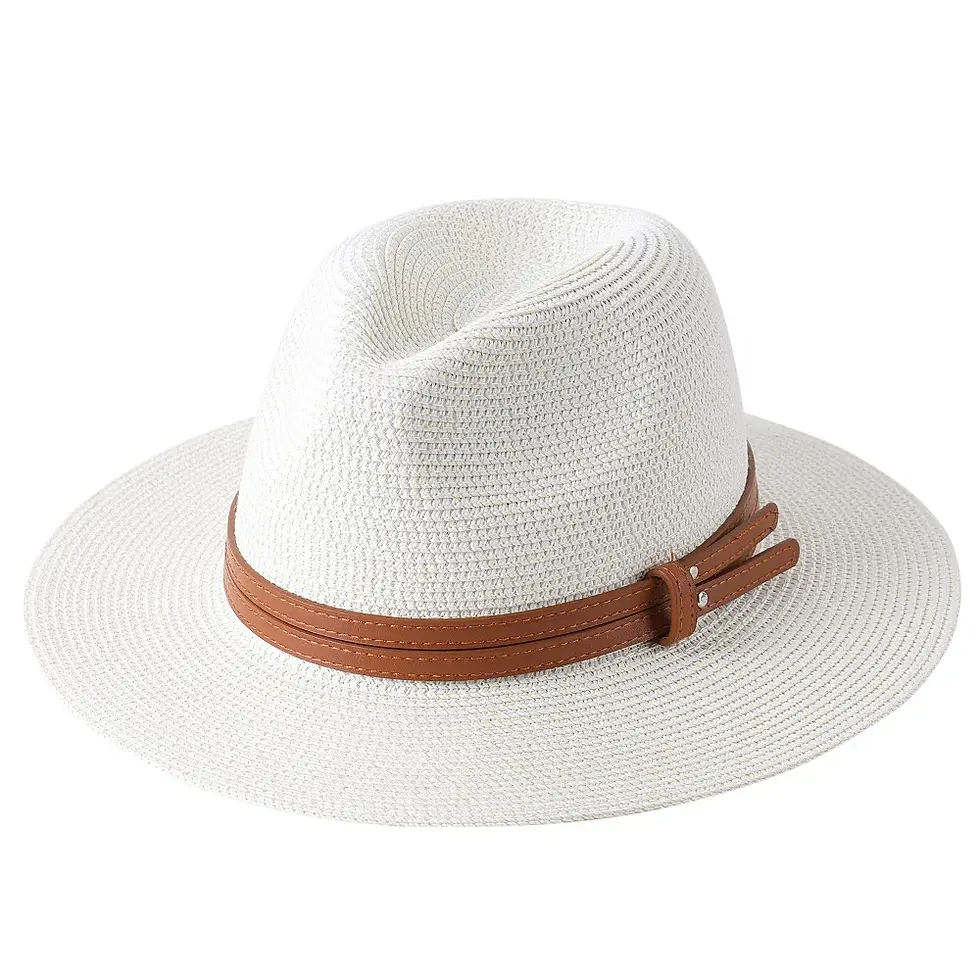 Thumbnail: Natural Panama Soft Shaped Straw Hat