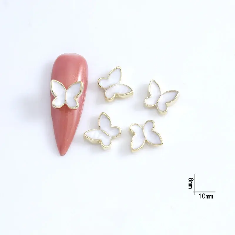 Thumbnail: 10pcs Luxury Snake Nail Charms 3D