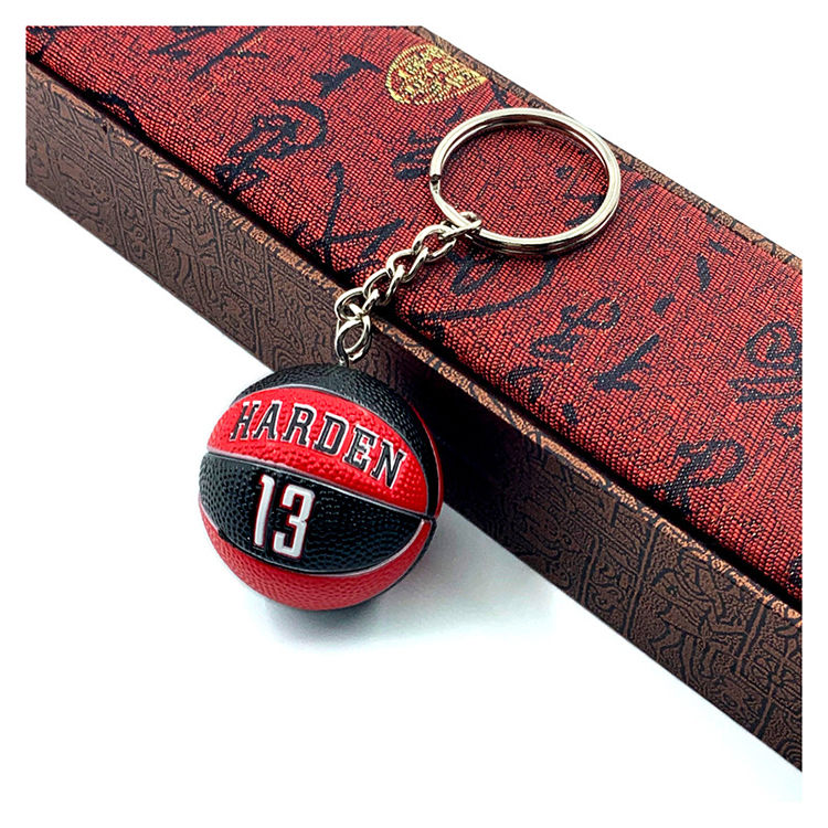 Thumbnail: Jordan Kobe James Basketball Soft Keychain