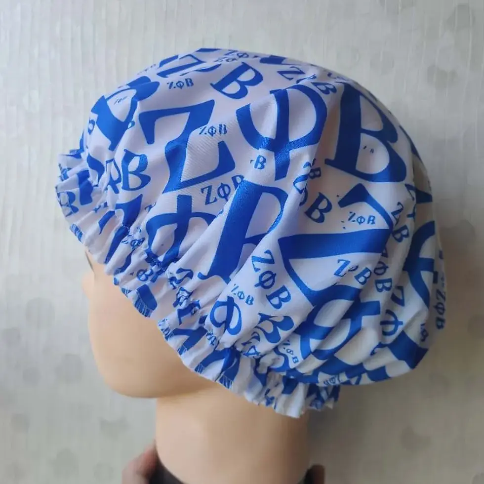 Thumbnail: Customized Zeta Phi Beta Sorority Rhinestones Denim Hat