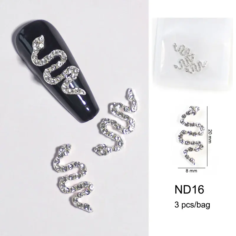 Thumbnail: Zodiac Signs Nail Art Decor Charms 3D