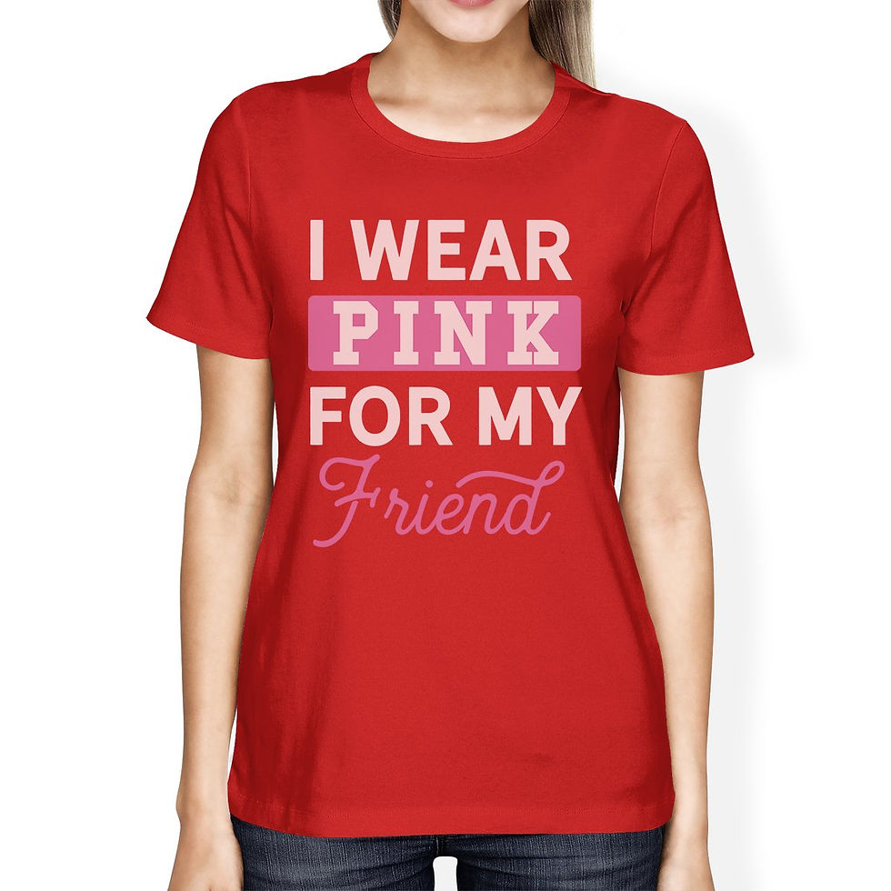 Thumbnail: I Wear Pink for My Friend Womens Shirt