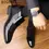 Thumbnail: Size 38-44 Black Brown Business Shoes